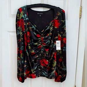 NWT INC International Concepts silky long sleeved top